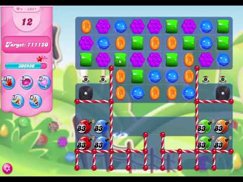 Candy Crush Saga Level 3851 NO BOOSTERS