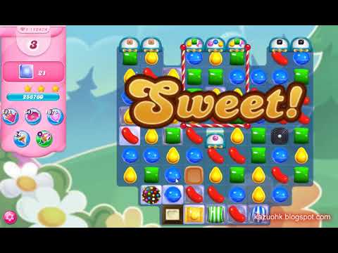 Candy Crush Saga Level 12474 (3 stars, No boosters, 2nd version)