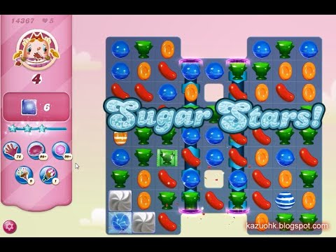 Candy Crush Saga Level 14367 (3 stars, NO boosters)