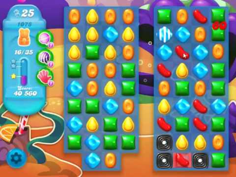 Candy Crush Soda Saga Level 1078 - NO BOOSTERS