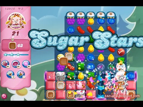 Candy Crush Saga Level 13975 (Sugar stars, No boosters)