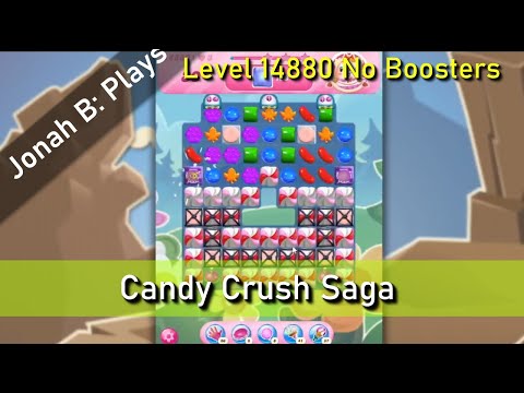 Candy Crush Saga Level 14880 No Boosters