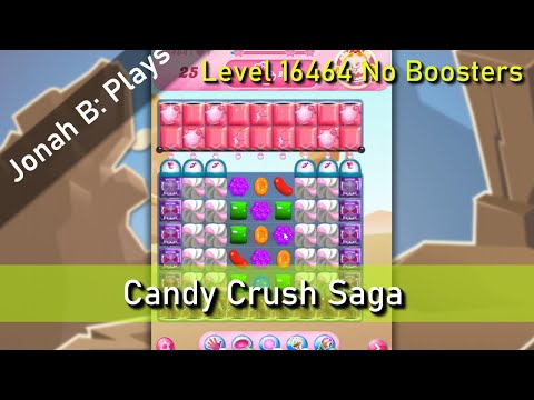 Candy Crush Saga Level 16464 No Boosters