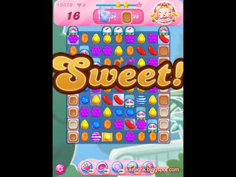 Candy Crush Saga Level 13570 (3 stars, NO boosters)