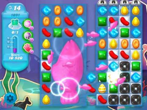 Candy Crush Soda Saga Level 1091 - NO BOOSTERS