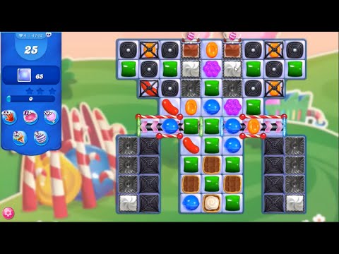 Candy Crush Saga Level 4742 NO BOOSTERS (25 moves)