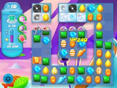 Candy Crush Soda Saga Level 696 - NO BOOSTERS