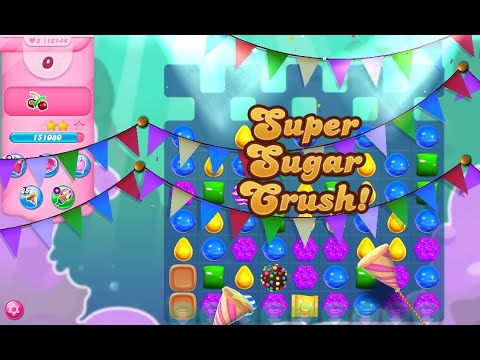 Candy Crush Saga Level 12144 (20 moves, 3 stars, No boosters)