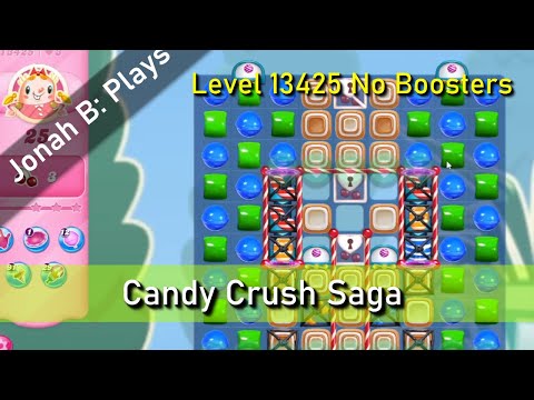 Candy Crush Saga Level 13425 No Boosters