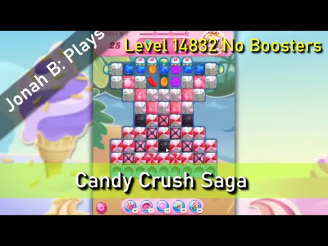 Candy Crush Saga Level 14832 No Boosters