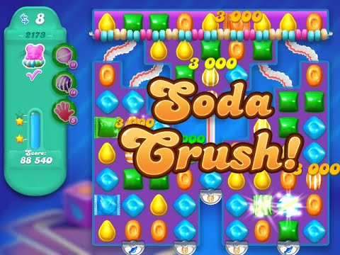 Candy Crush Soda Saga Level 2173 (3 stars, NO boosters)