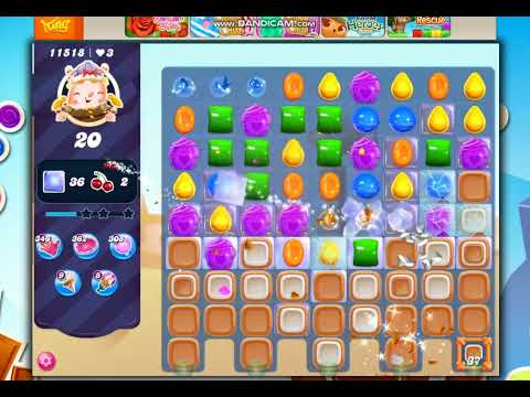 Candy Crush Saga Level 11518  NO BOOSTERS