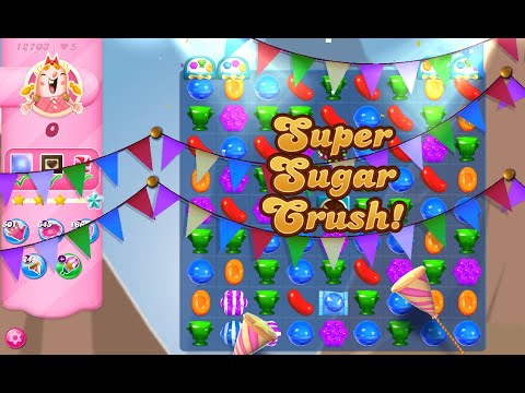 Candy Crush Saga Level 12703 (3 stars, No boosters)