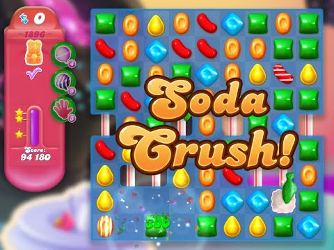 Candy Crush Soda Saga Level 1896 (3 stars, NO boosters)