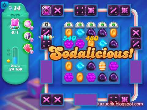 Candy Crush Soda Saga Level 2375 (3 stars, NO booster)