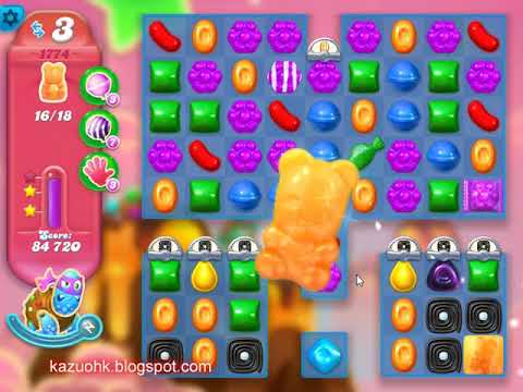 Candy Crush Soda Saga Level 1774 (3 stars, No boosters)