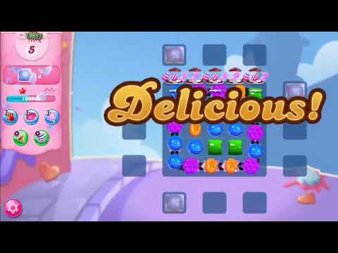 Candy Crush Saga Level 5446 (HORRIBLE glitched level)