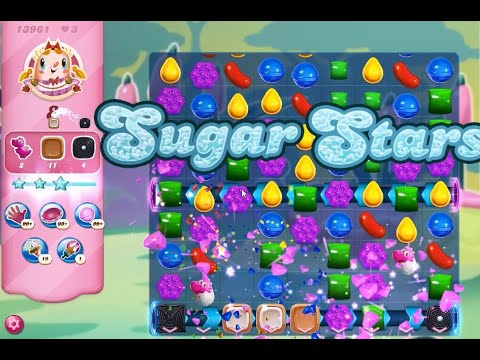 Candy Crush Saga Level 13961 (Sugar stars, No boosters)