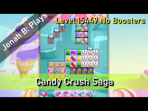 Candy Crush Saga Level 15449 No Boosters