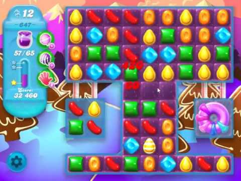 Candy Crush Soda Saga Level 647 - NO BOOSTERS