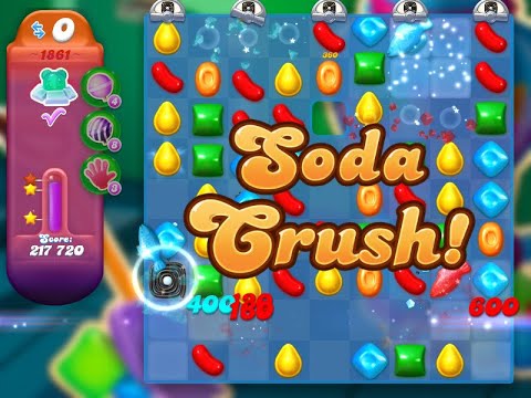 Candy Crush Soda Saga Level 1861 (3 stars, NO boosters)