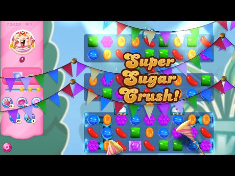 Candy Crush Saga Level 13428 (3rd version, 3 stars)