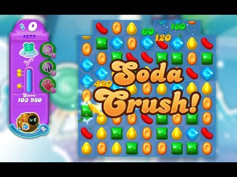 Candy Crush Soda Saga Level 1672 (3 stars, No boosters)