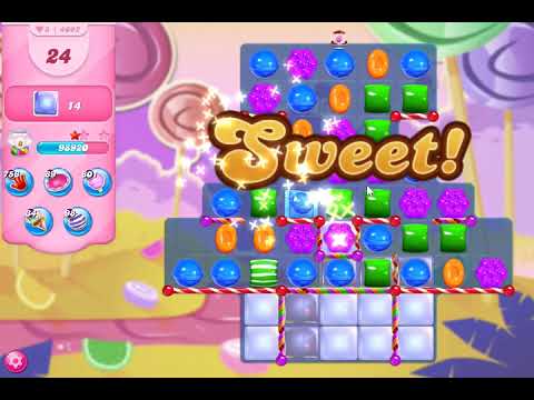 Candy Crush Saga Level 4092 NO BOOSTERS