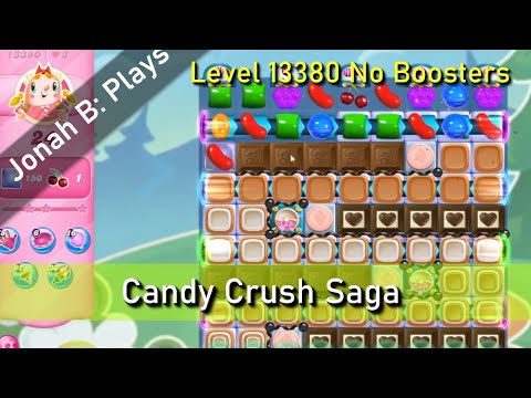 Candy Crush Saga Level 13380 No Boosters