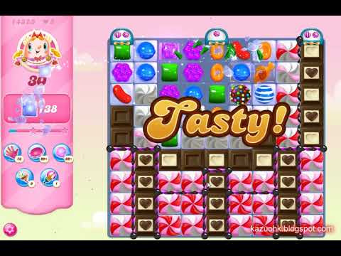 Candy Crush Saga Level 14323 (3 stars, Impossible without boosters)