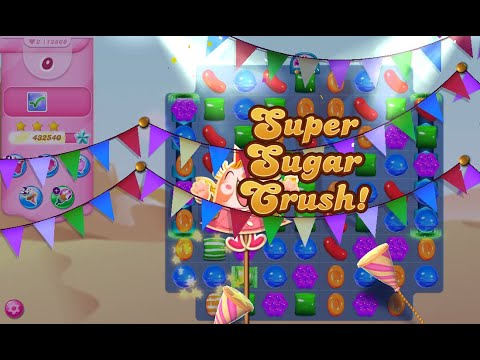 Candy Crush Saga Level 12568 (3 stars, No boosters)