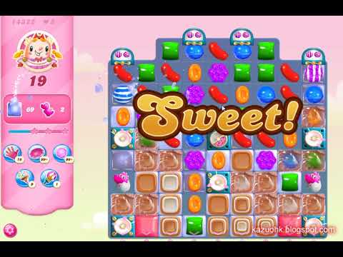 Candy Crush Saga Level 14322 (3 stars, Impossible without boosters)