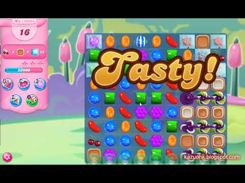 Candy Crush Saga Level 12457 (3 stars, No boosters)