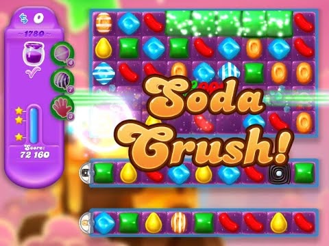 Candy Crush Soda Saga Level 1780 (3 stars, No boosters)