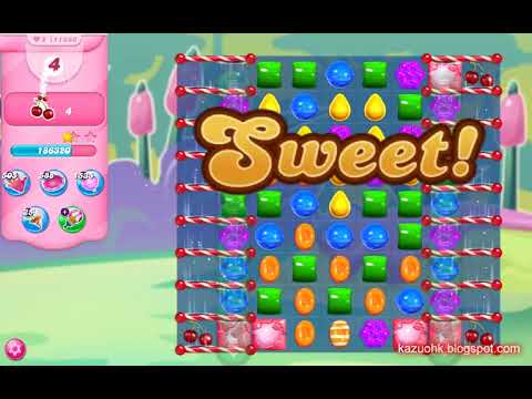 Candy Crush Saga Level 11556 (3 stars, No boosters)