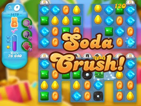 Candy Crush Soda Saga Level 1479 (No boosters)