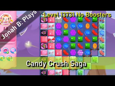 Candy Crush Saga Level 13731 No Boosters