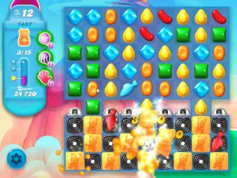 Candy Crush Soda Saga Level 1457 - NO BOOSTERS