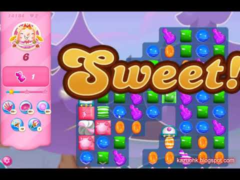 Candy Crush Saga Level 14184 (3 stars, NO boosters)