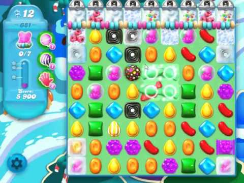 Candy Crush Soda Saga Level 681 - NO BOOSTERS