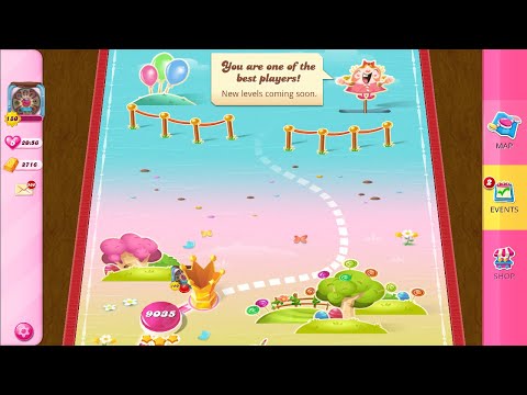 Candy Crush Saga LAST Level 9035 NO BOOSTERS