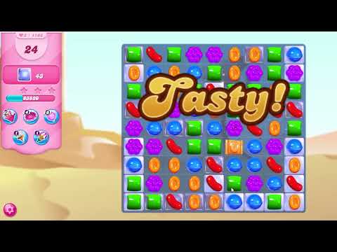 Candy Crush Saga Level 1163 NO BOOSTERS