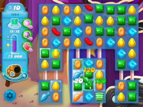 Candy Crush Soda Saga Level 1194 - NO BOOSTERS