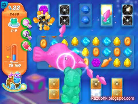 Candy Crush Soda Saga Level 2440 (3 stars, NO booster)