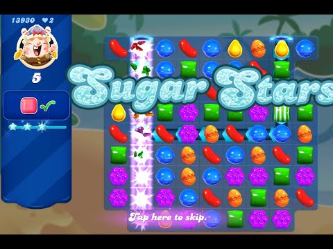 Candy Crush Saga Level 13930 (Sugar stars, No boosters)