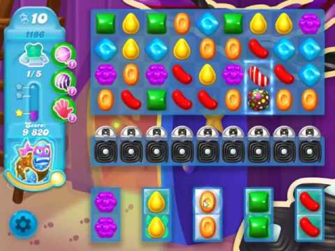 Candy Crush Soda Saga Level 1186 - NO BOOSTERS