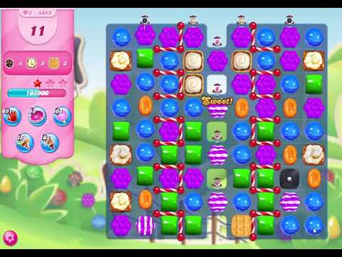 Candy Crush Saga Level 3852 NO BOOSTERS