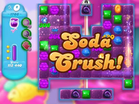 Candy Crush Soda Saga Level 1706 (3 stars, No boosters)