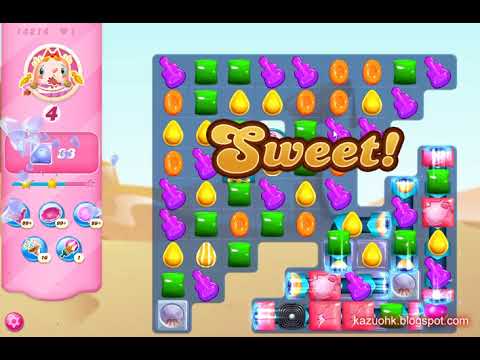 Candy Crush Saga Level 14214 (3 stars, NO boosters)