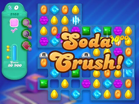 Candy Crush Soda Saga Level 2168 (3 stars, NO boosters)